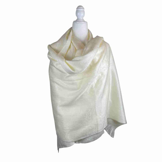 Soft and Warm Shoulder Shawl Wrap | Wedding Cover Up | Ivory