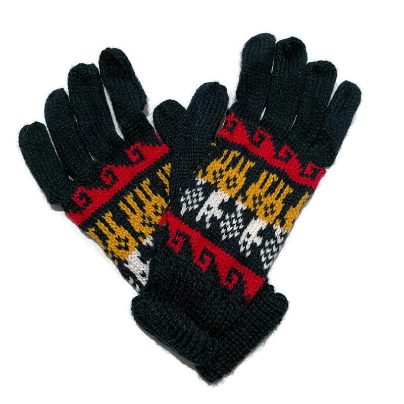 Soft & Warm Knit Winter Gloves Size SM Colorful Gloves