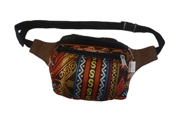 Festival Fanny Pack | Brown Colorful