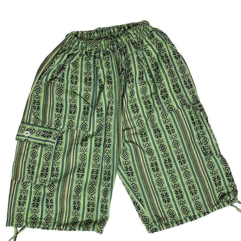 Cargo Shorts Size 2XL | Light Green Black