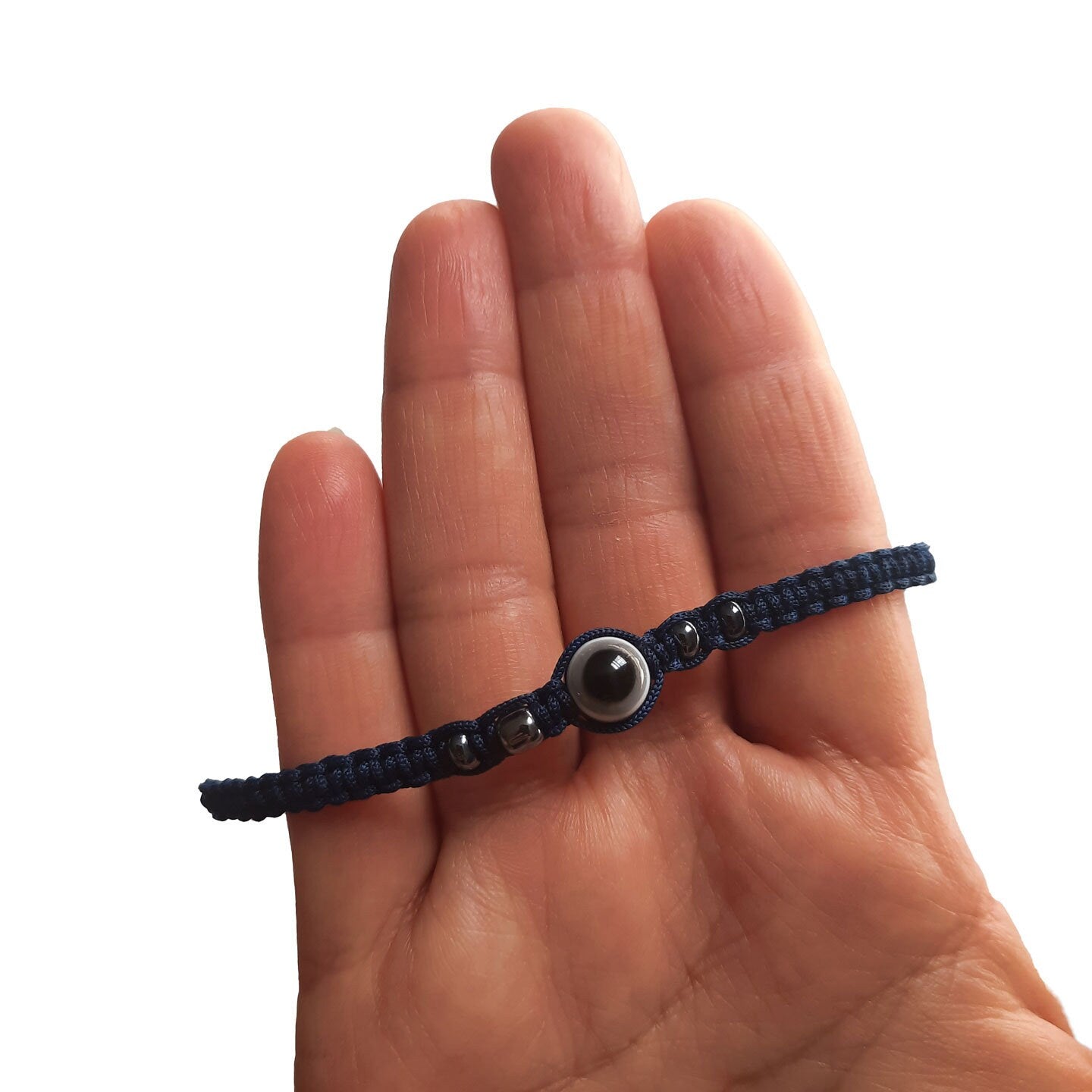 Adjustable Evil Eye Friendship Bracelet for Men or Women
