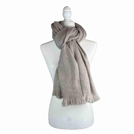 Soft and Warm Shoulder Shawl Wrap | Light Hazelnut