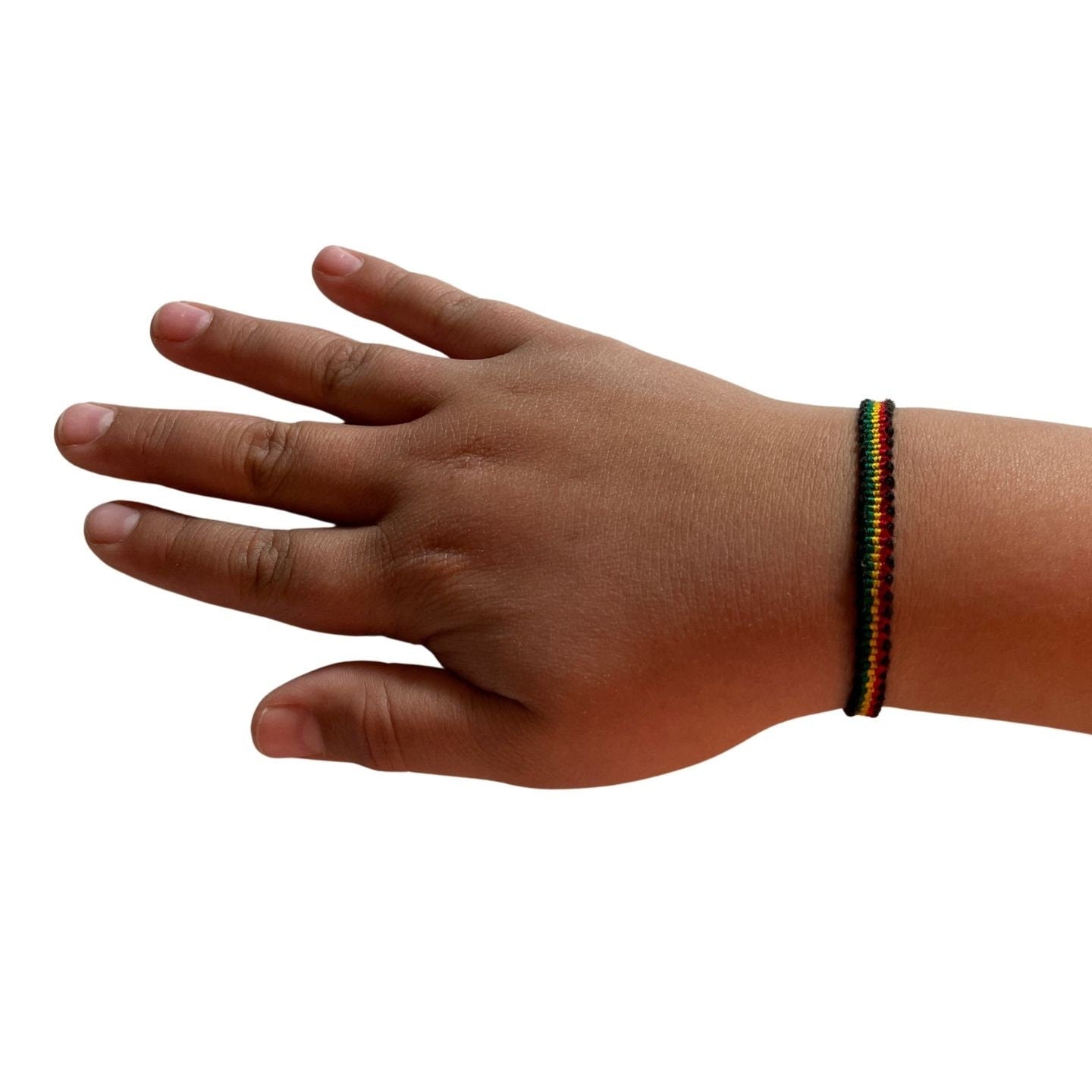 Reggae Rasta Boho Bracelet | Rastafari Bracelet | Jamaican Adjustable Friendship Bracelet | Woven Bracelet for Men or Women