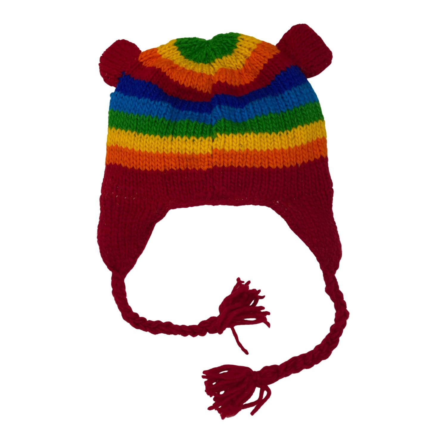 Rainbow Monkey Beanie Hat for Kids and Adults