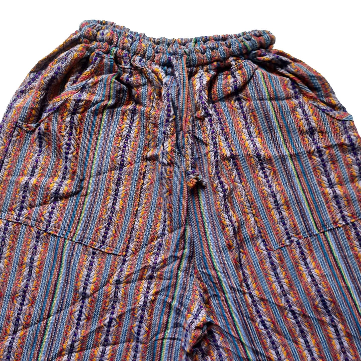 Pants Size 2XL | Hippie Mens Pants | Womens Lounge Wear | Comfy Clothes | Purple Orange Yellow | Father's Day Gift