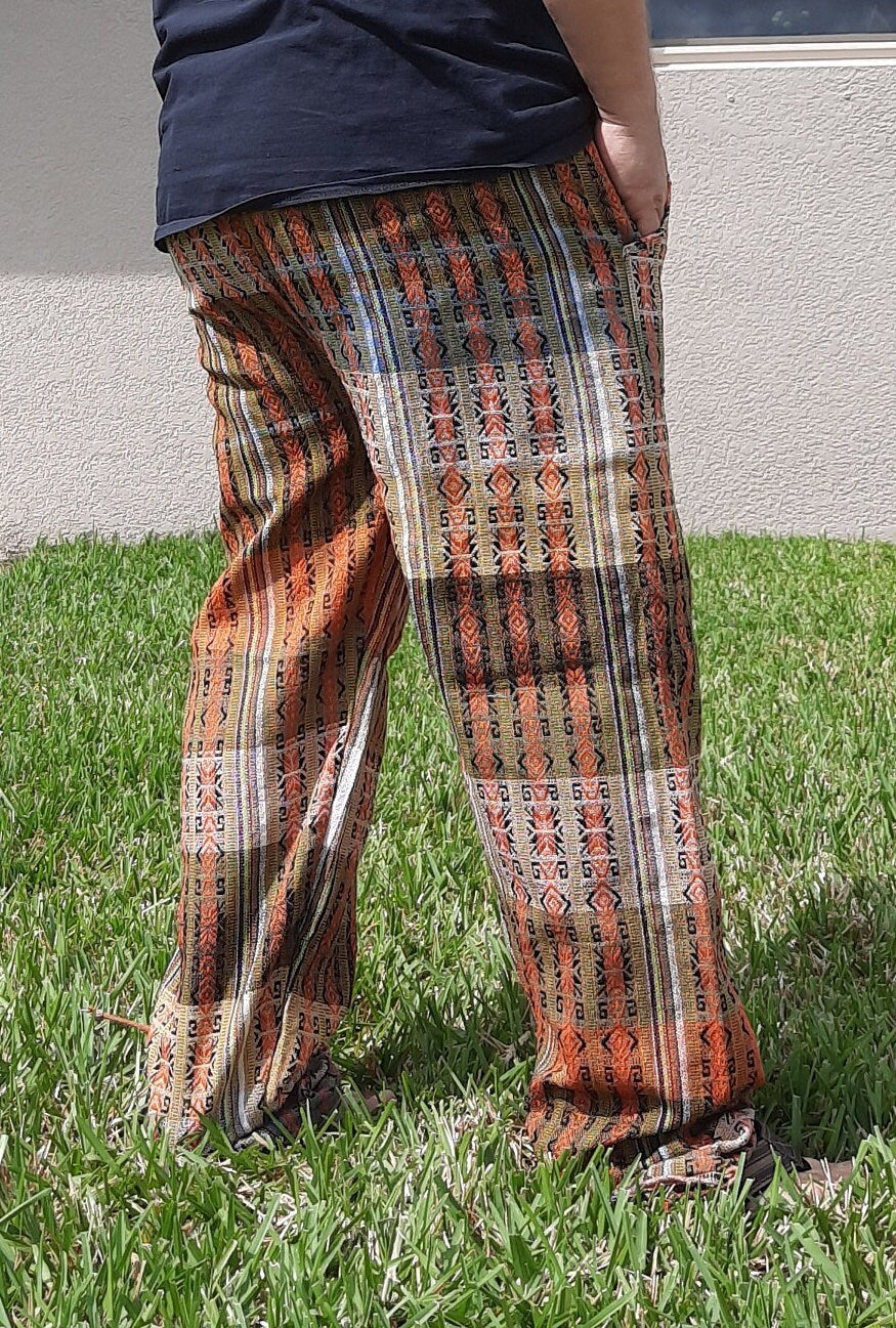 Comfy Pants with Pockets | Orange Brown 