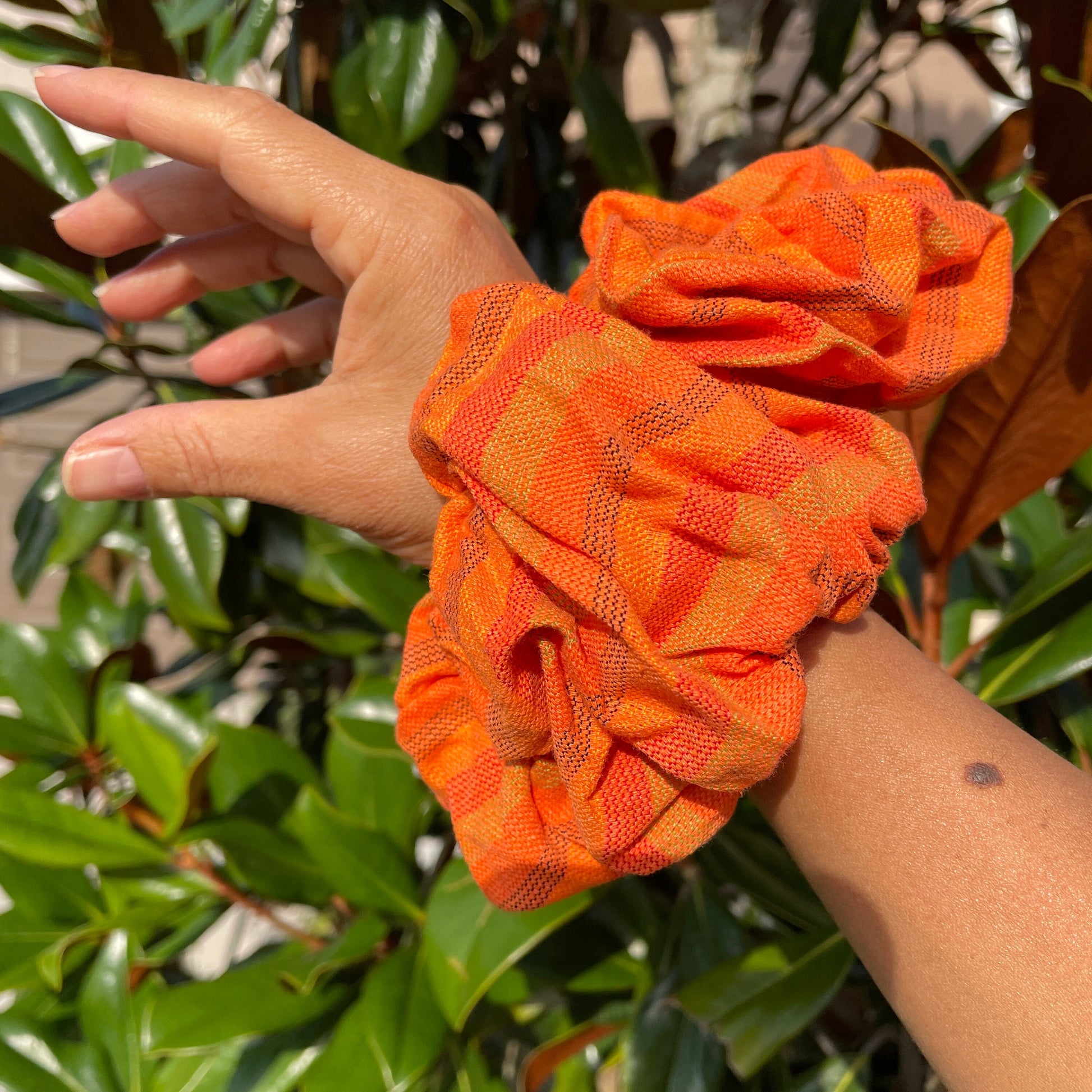 XXL Scrunchie Hair Tie  | Orange