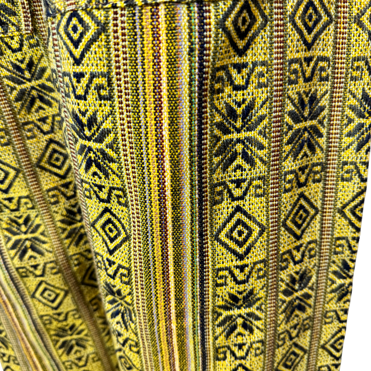 Hippie Pants Size L | Yellow Brown