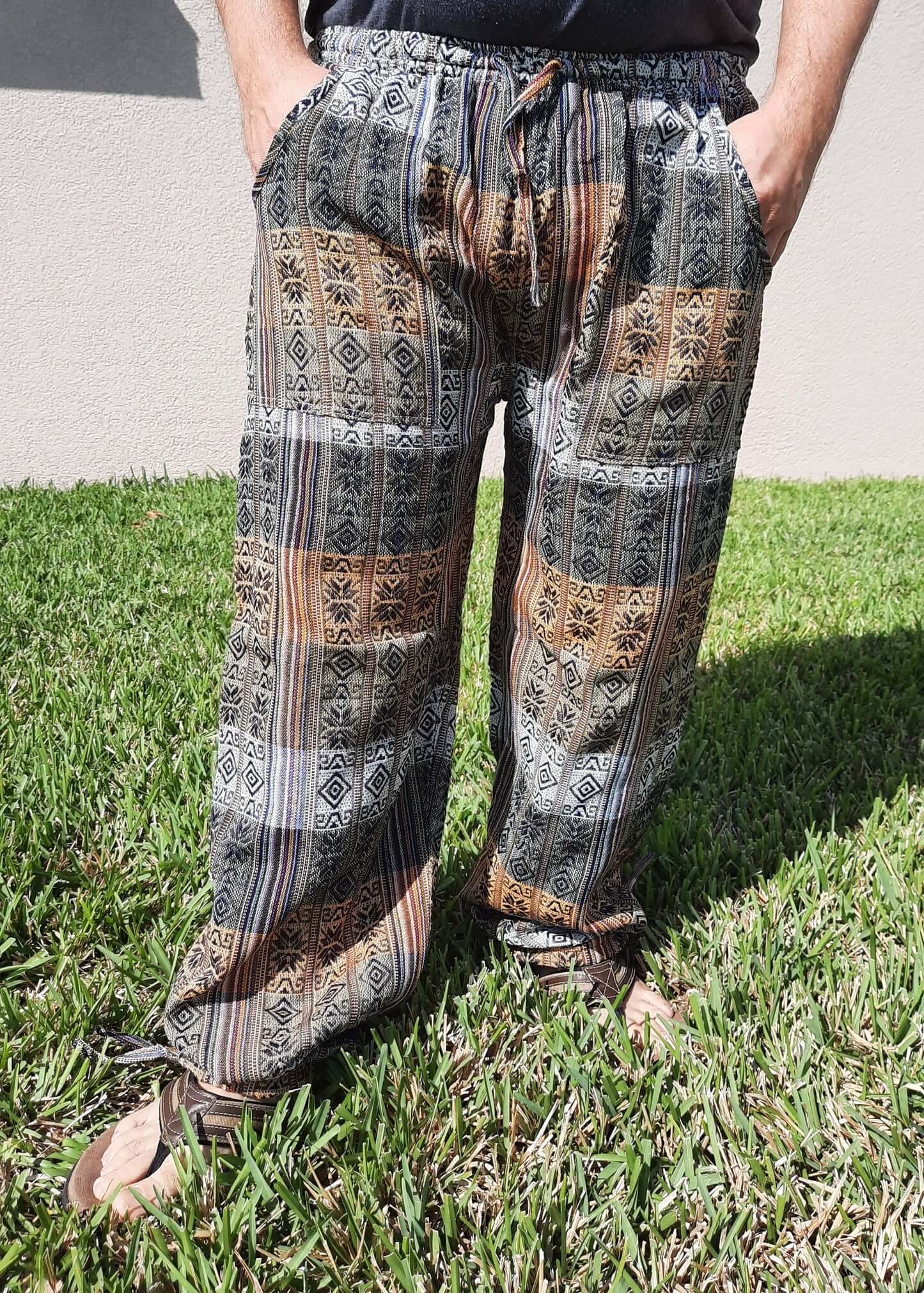 Hippie Pants Size M | Brown Earth Colors