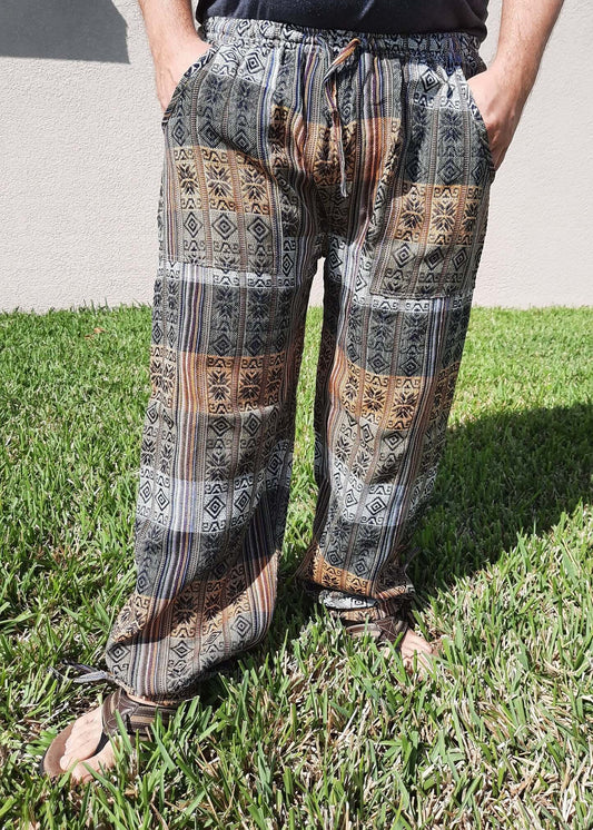 Hippie Pants Size M | Brown Earth Colors