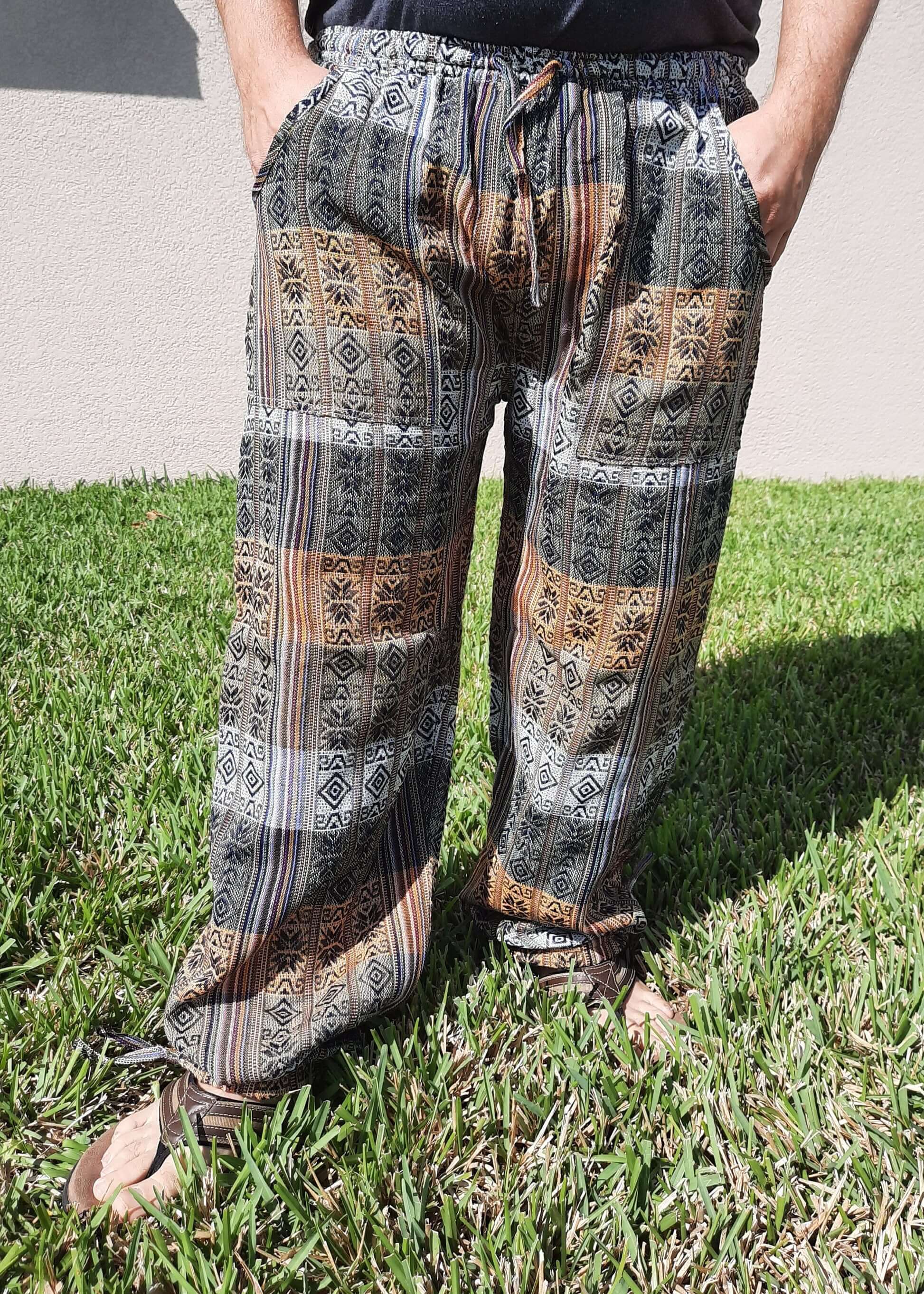 Hippie Pants Size L | Brown Earth Colors