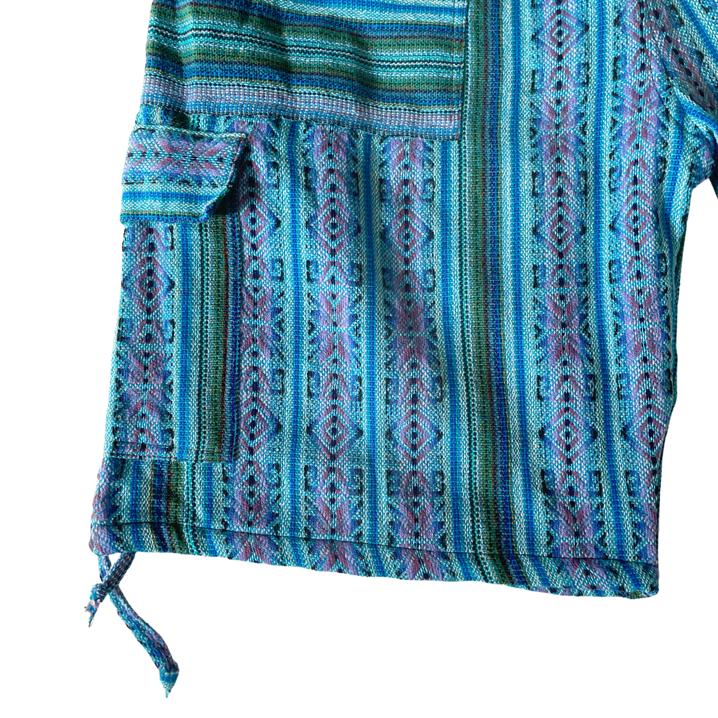 Turquoise Purple Cargo Shorts Size M