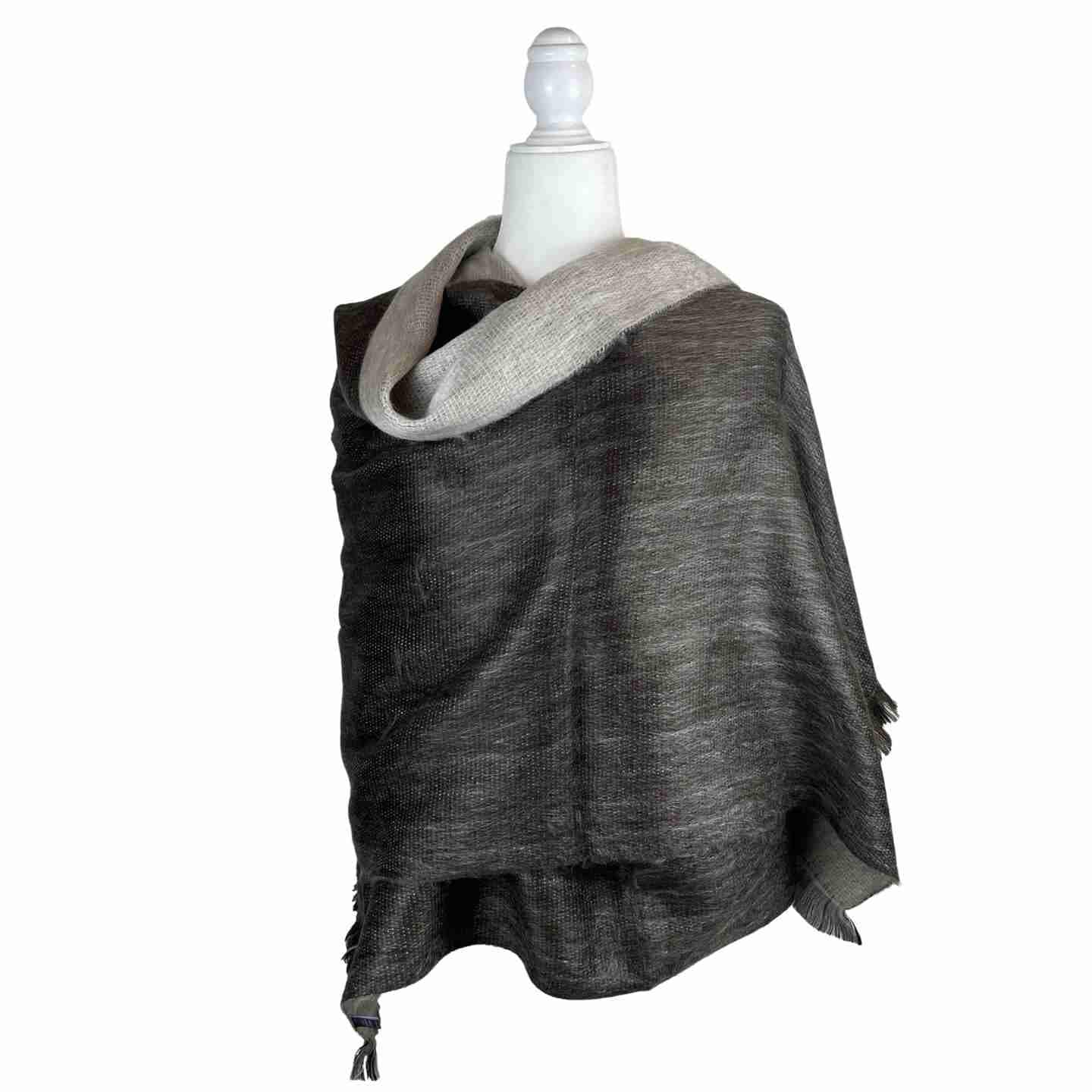 Reversible Soft Cozy Shawl | Bridal Cover Up Brown Sand