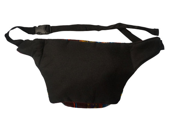 Trendy Festival Fanny Pack | Burgundy Multicolor