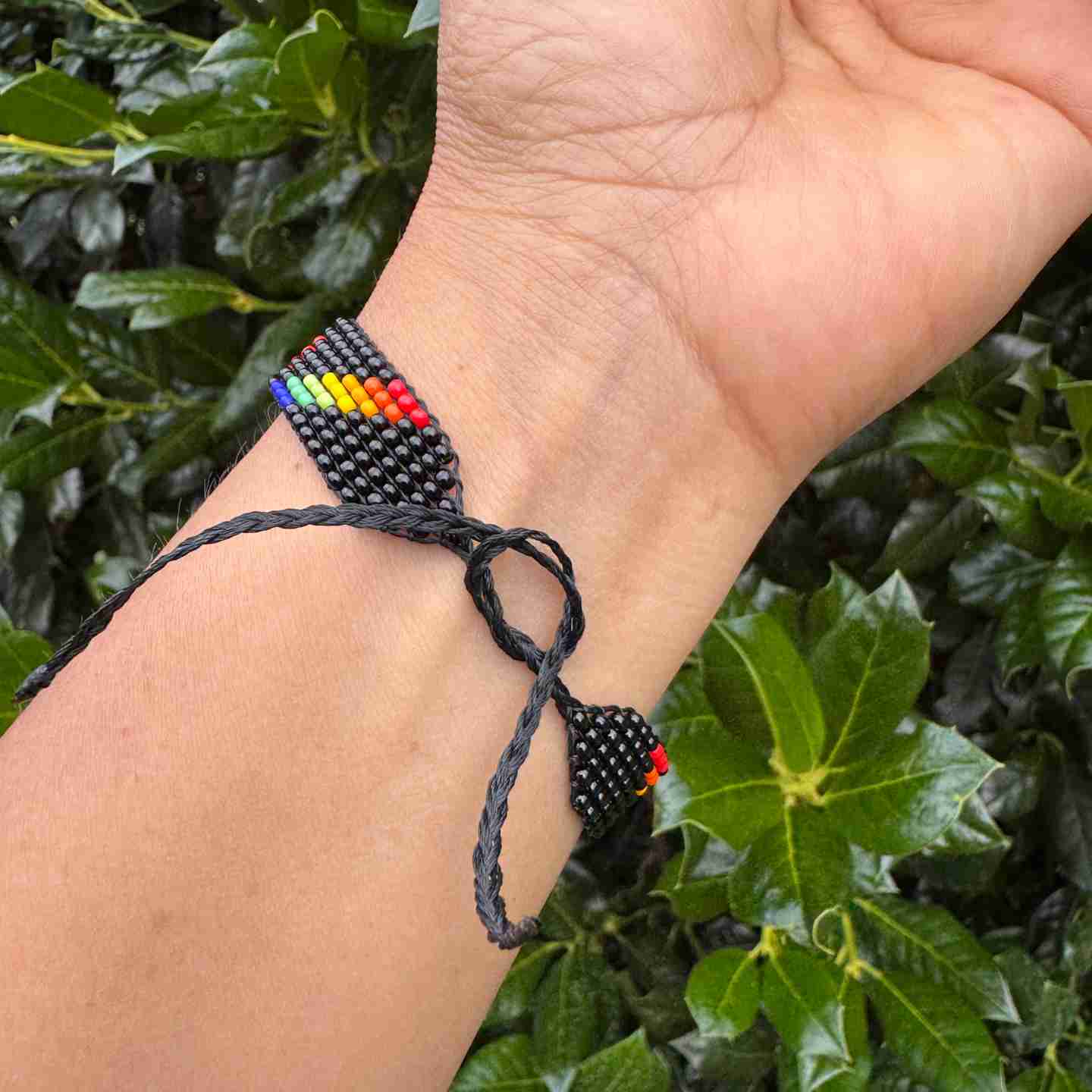 Ecuadorian Artisan Beaded Bracelet | Colorful Geometric Designs