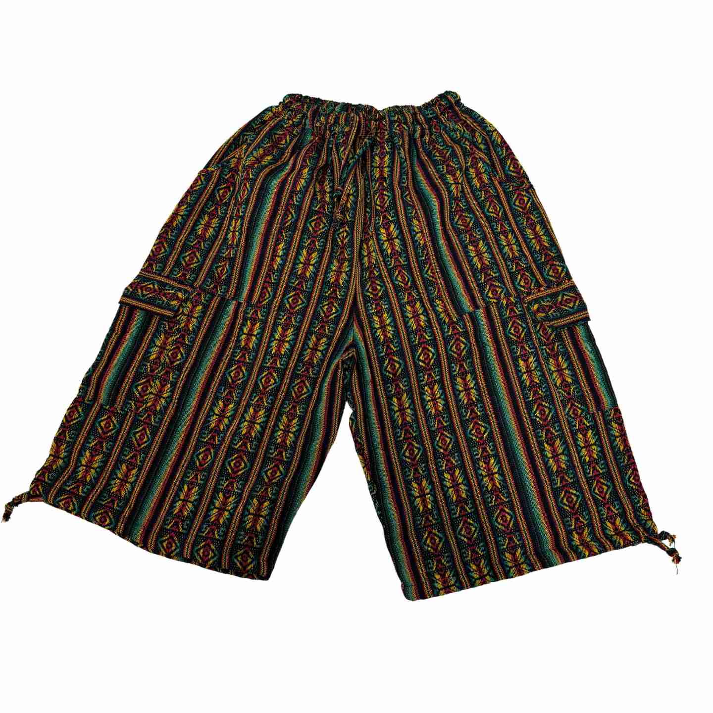 Rasta Cargo Shorts Size M