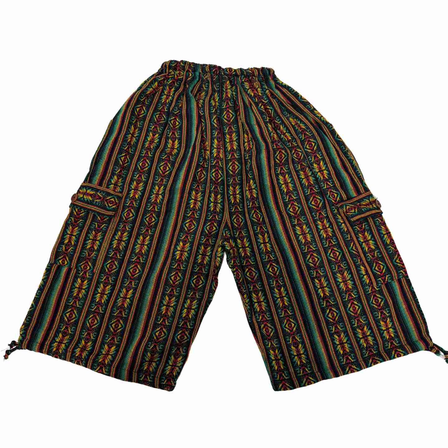 Rasta Cargo Shorts Size M