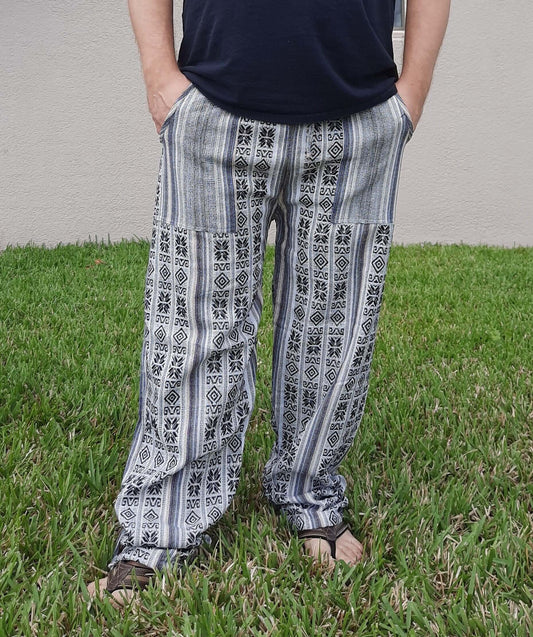 Pants Size M | Hippie Mens Pants with 2 pockets