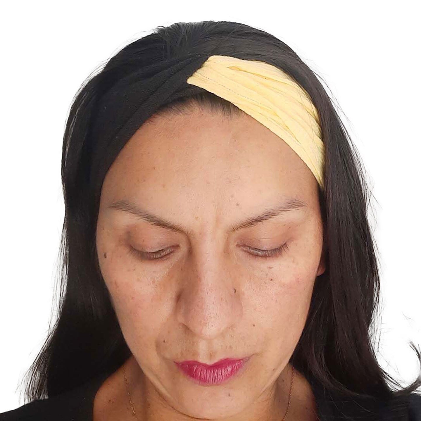 Twisted Headband | Yellow Black