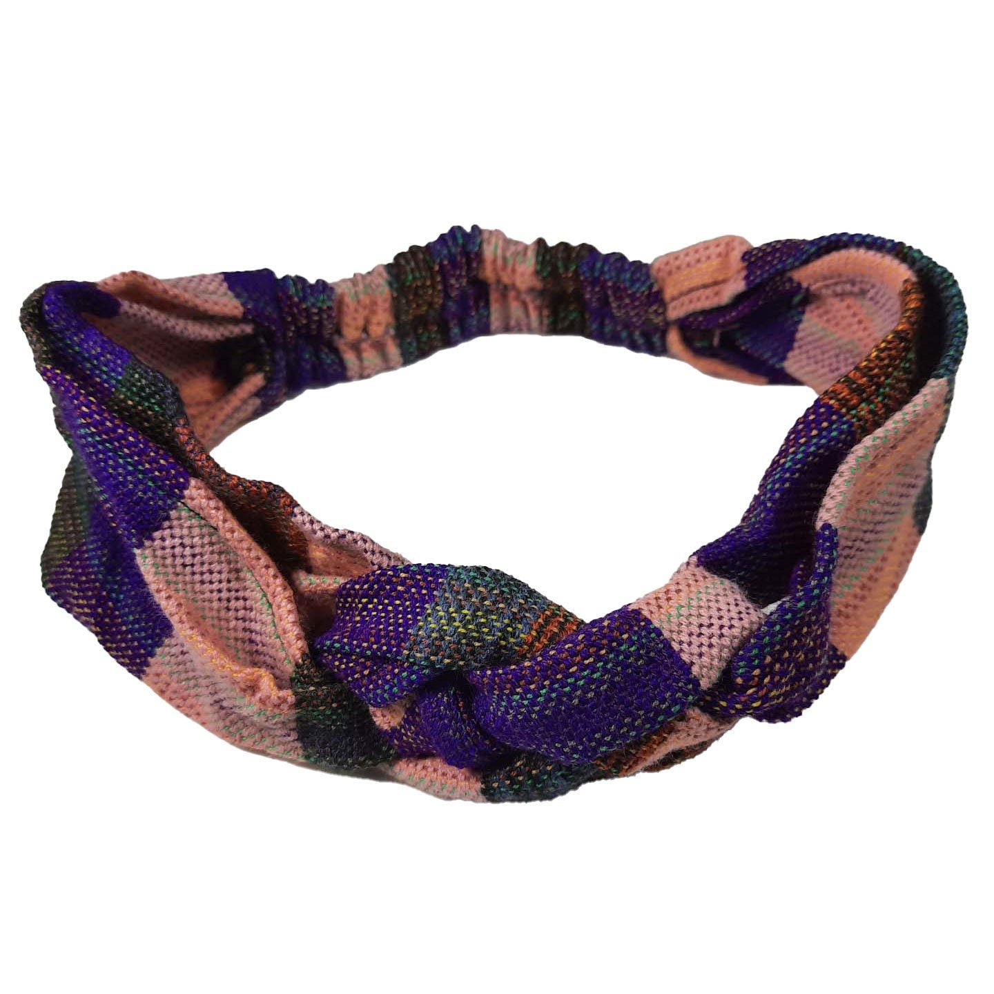 Braided Headband | Purple Peach