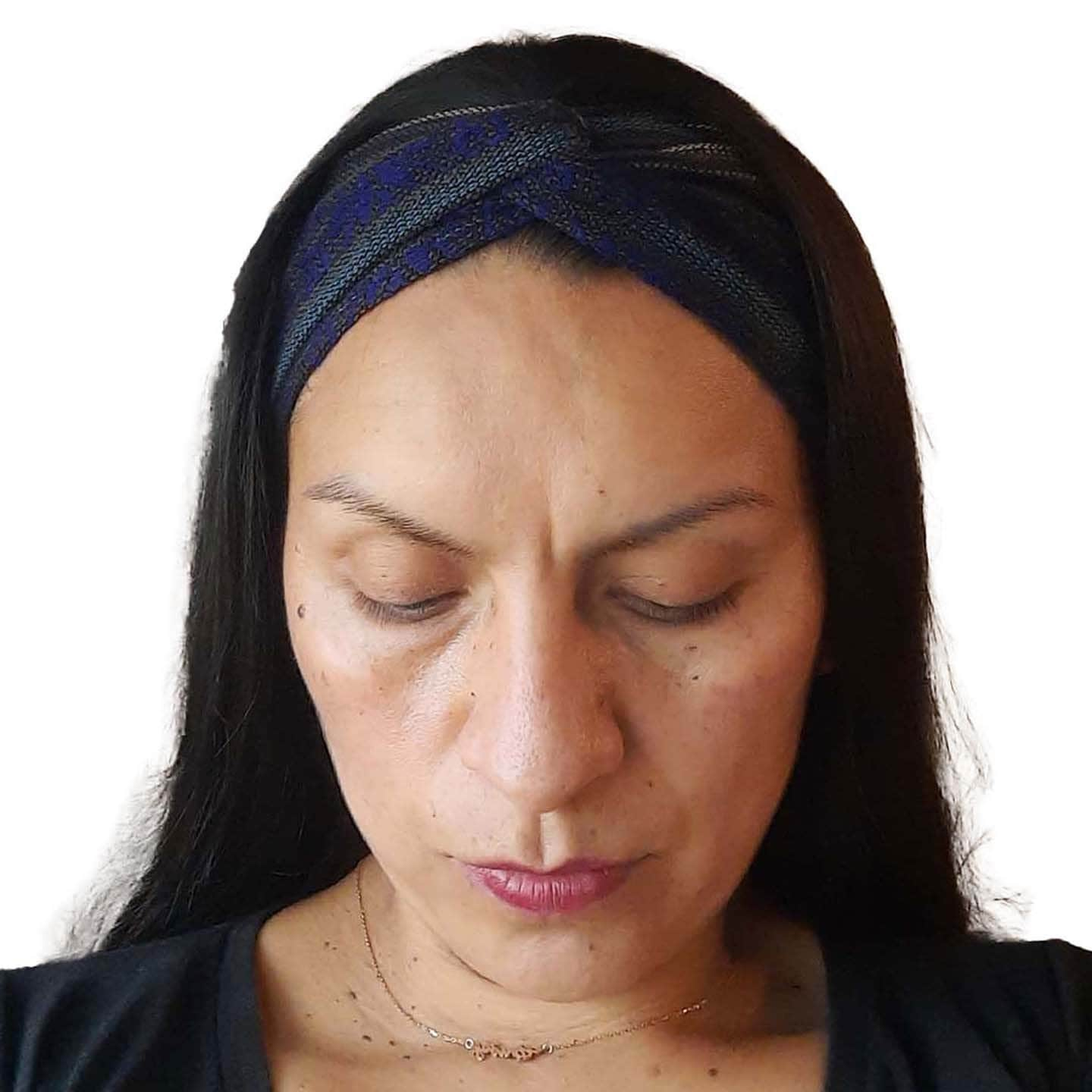 Twist Headband for Women and Men | Blue