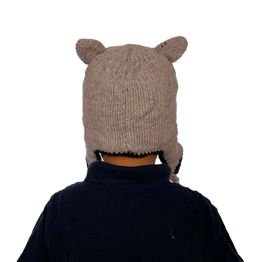 Raccoon Beanie Hat for Kids and Adults