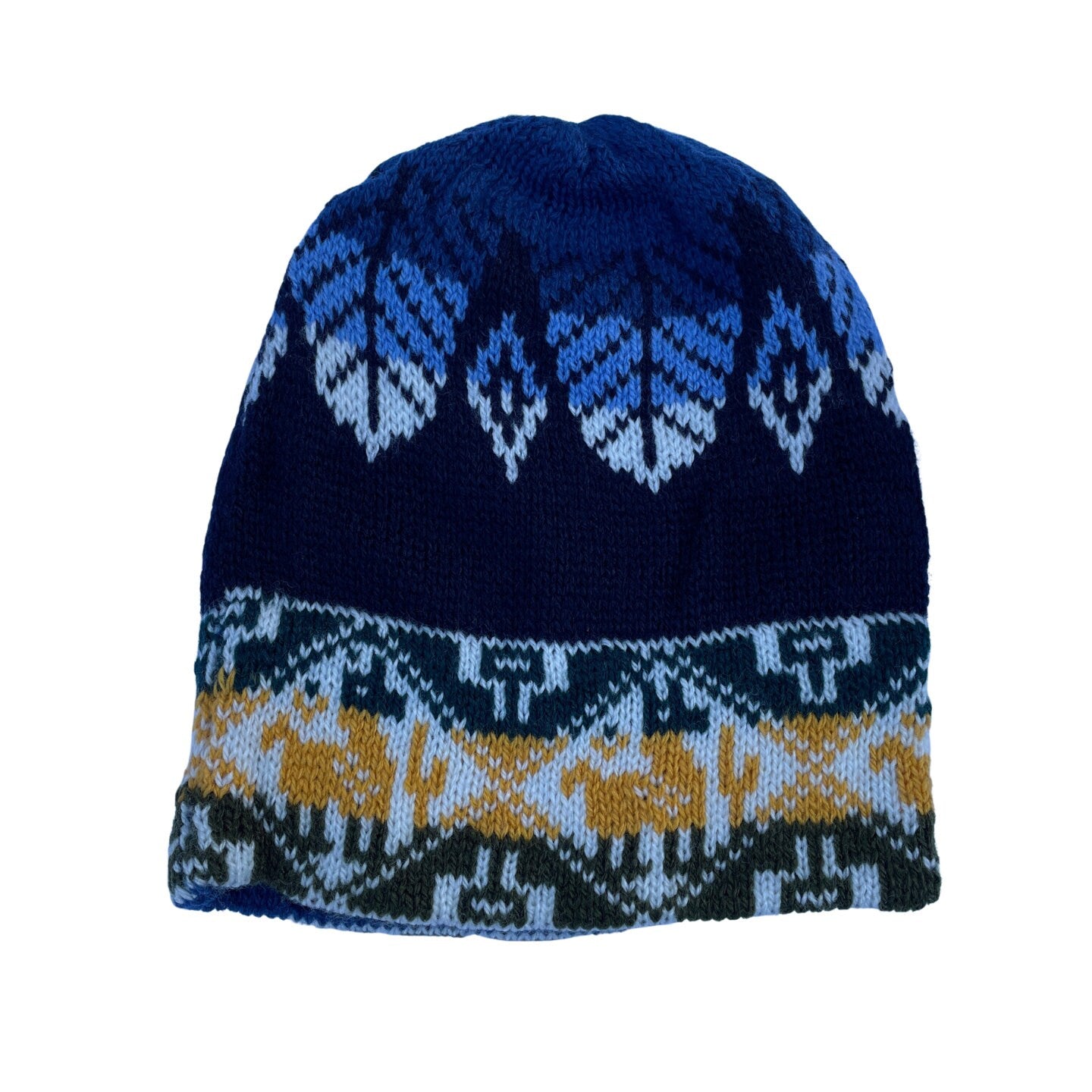 Soft Knitted Alpaca Beanie Hat | Yale Blue Navy