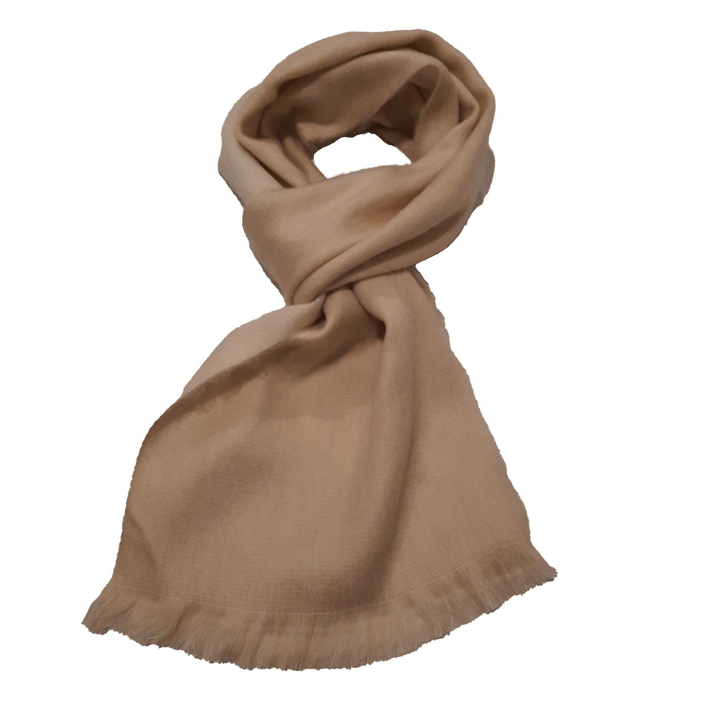 Soft Alpaca Scarf for Men and Women |  Ivory Beige