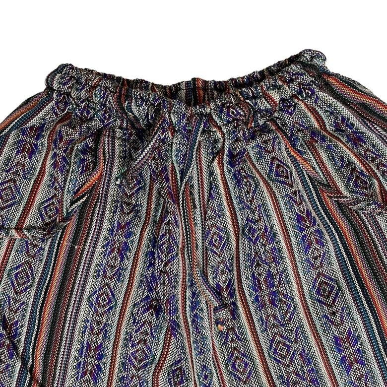 Hippie Cargo Shorts Size XL | Blue Yale Orange