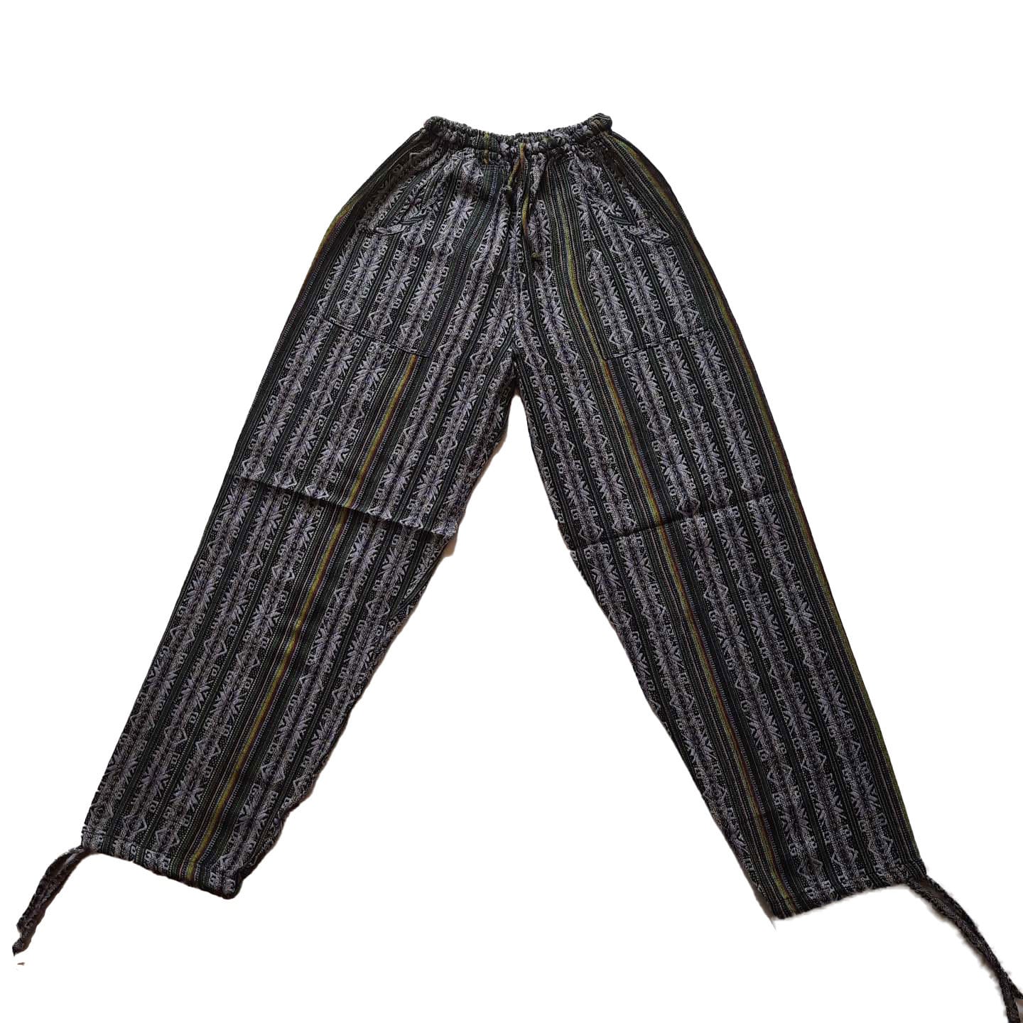 Pants Size XL | Hippie Pants | Loungewear Womens Pants | Comfy Clothes | Mens Pants with Pockets | Dark Green Lavender