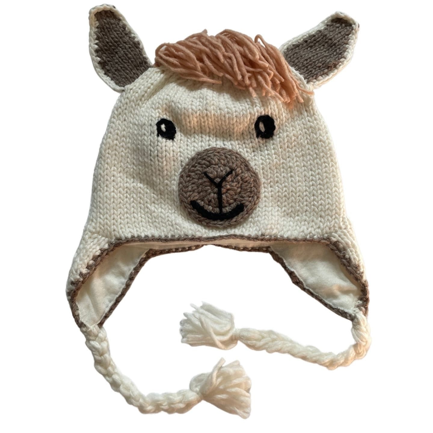 Llama Fleece Beanie Hat for Kids and Adults
