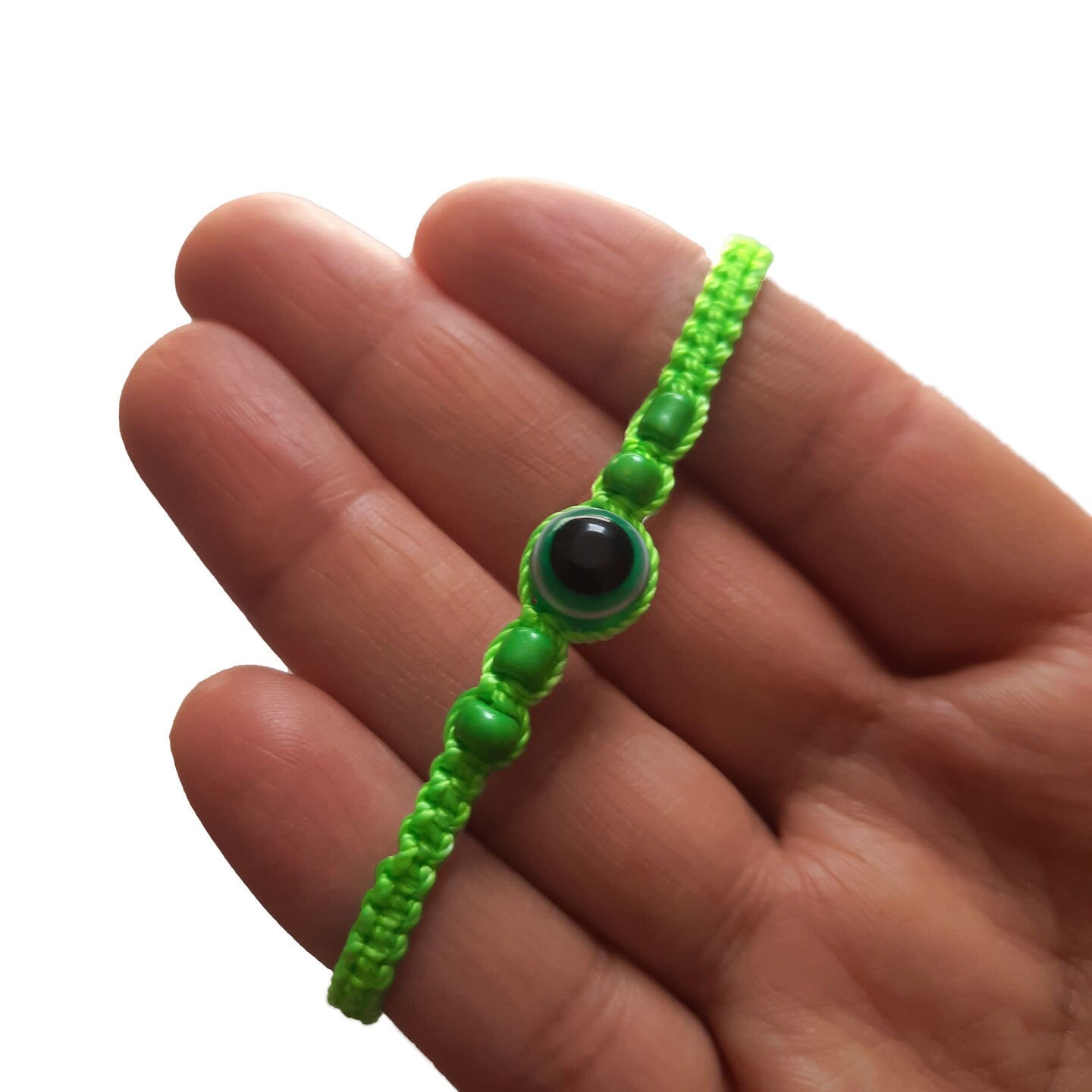 Adjustable Evil Eye Friendship Bracelet for Men or Women