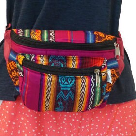 Trendy Festival Fanny Pack | Fuchsia Colorful