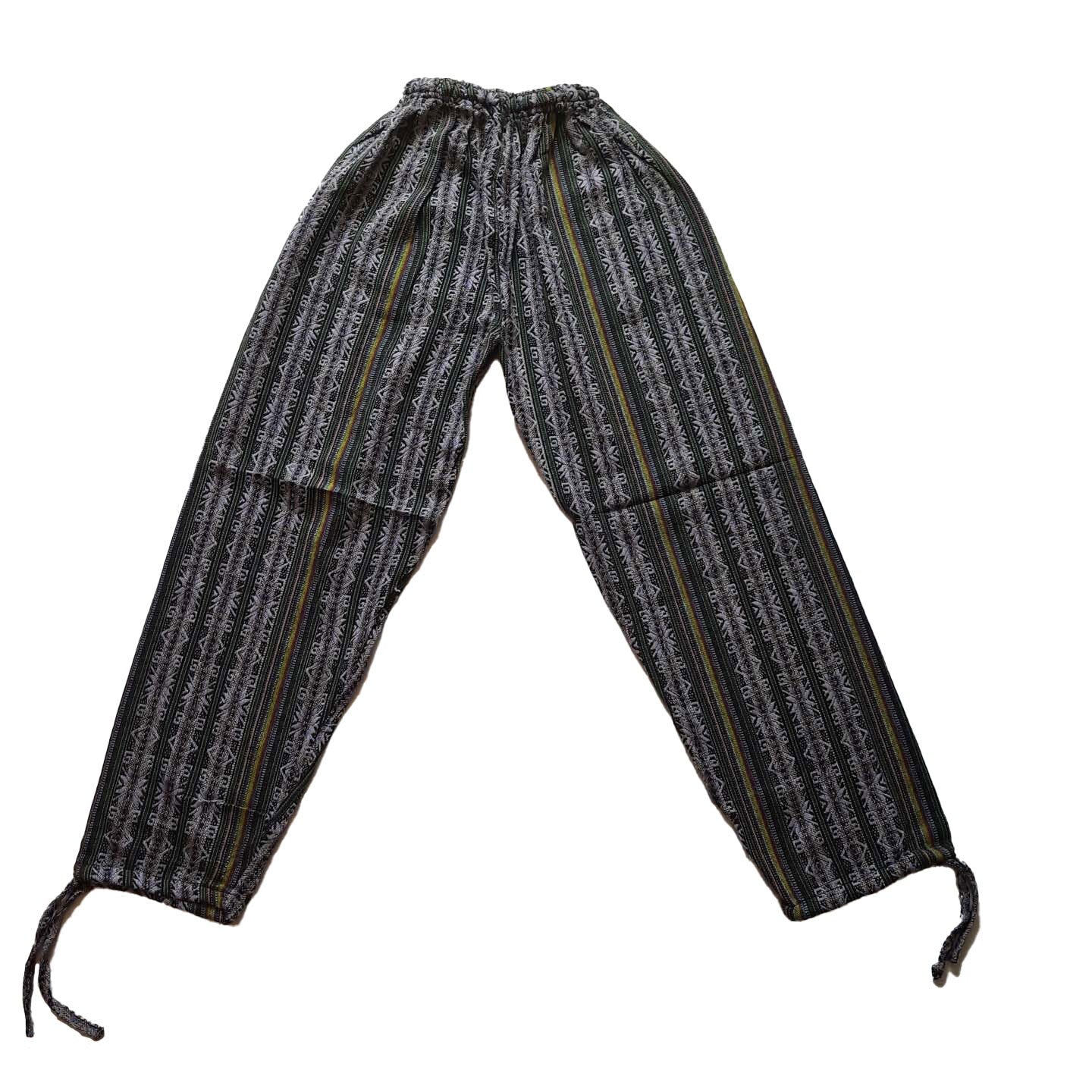 Pants Size XL | Hippie Pants | Loungewear Womens Pants | Comfy Clothes | Mens Pants with Pockets | Dark Green Lavender