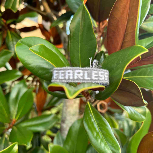 FEARLESS Affirmation Bracelet – Handmade Empowerment Jewelry | Say It, Wear It, Believe It Collection