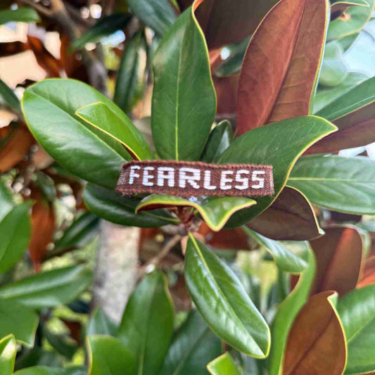 FEARLESS Affirmation Bracelet – Handmade Empowerment Jewelry | Say It, Wear It, Believe It Collection