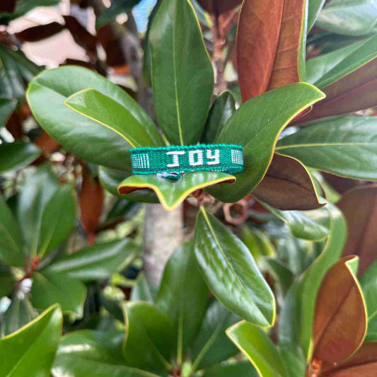 JOY Affirmation Bracelet – Handmade Reminder of Happiness | Say It, Wear It, Believe It Collection