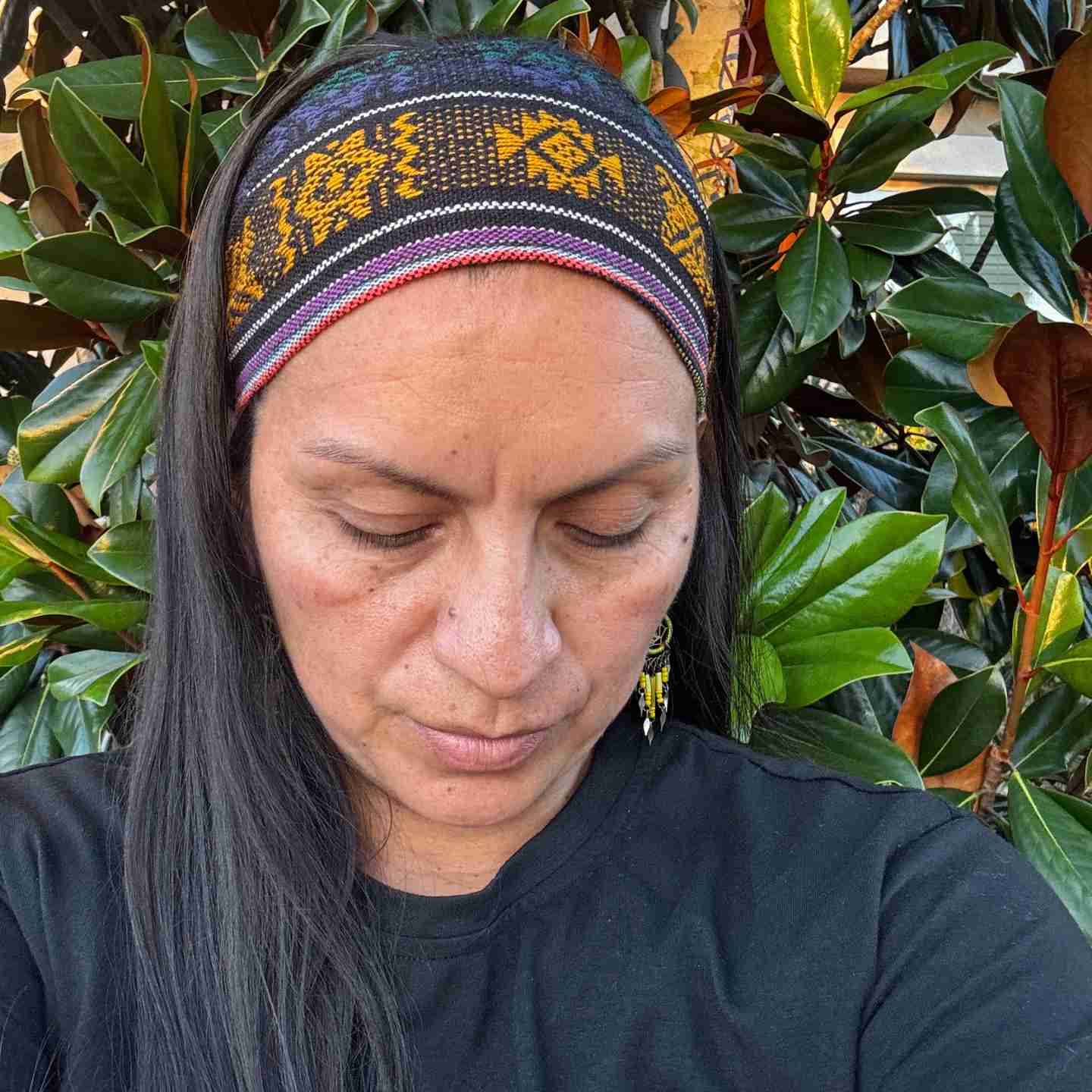 Handwoven Rasta Boho Narrow Headband