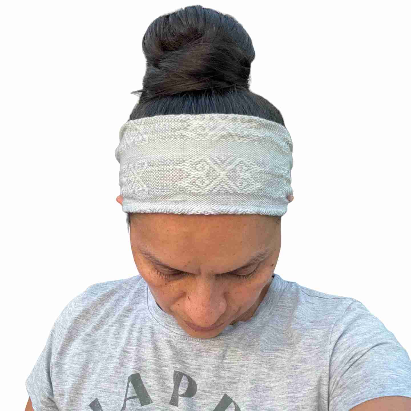 Gray Narrow Skinny Headband