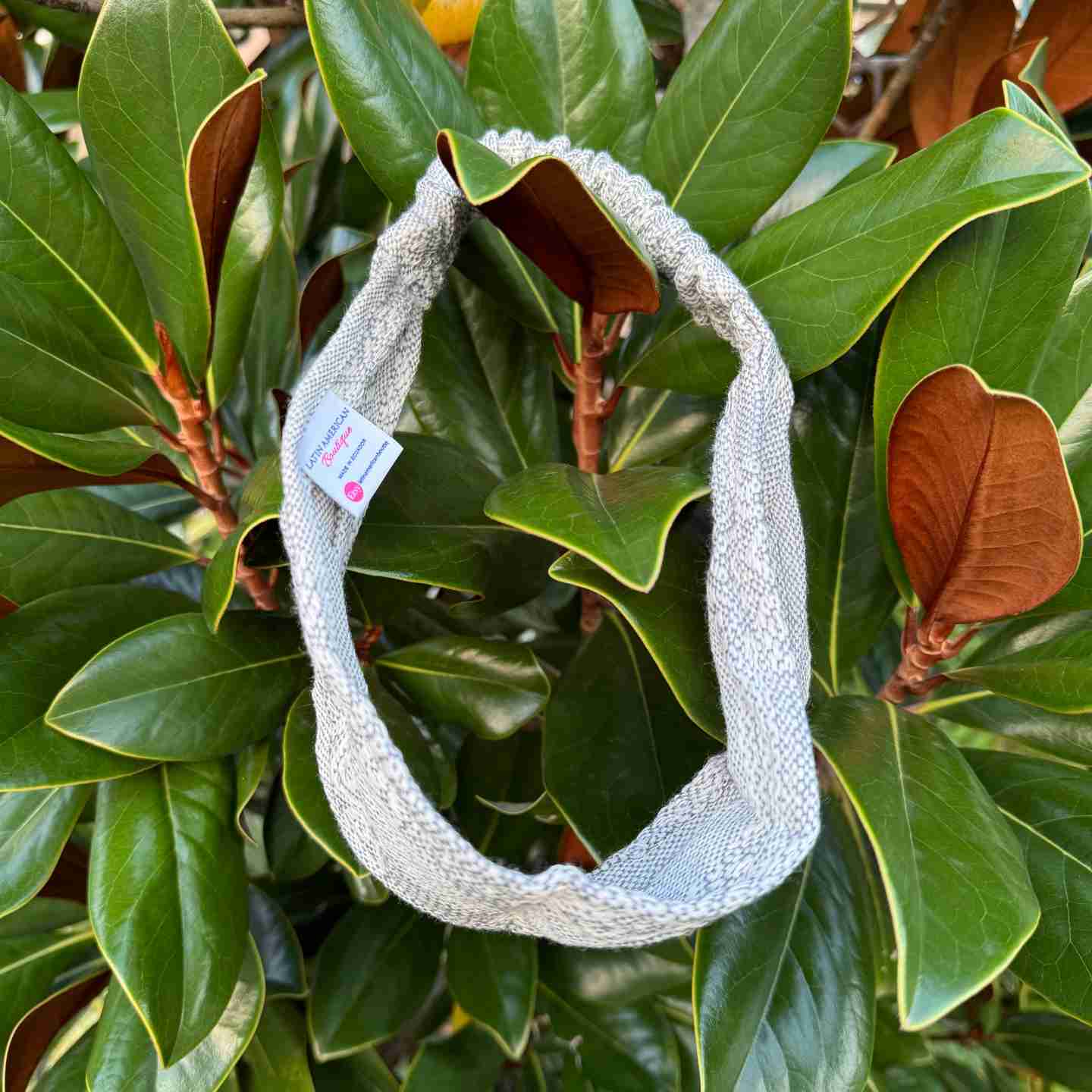 Gray Narrow Skinny Headband