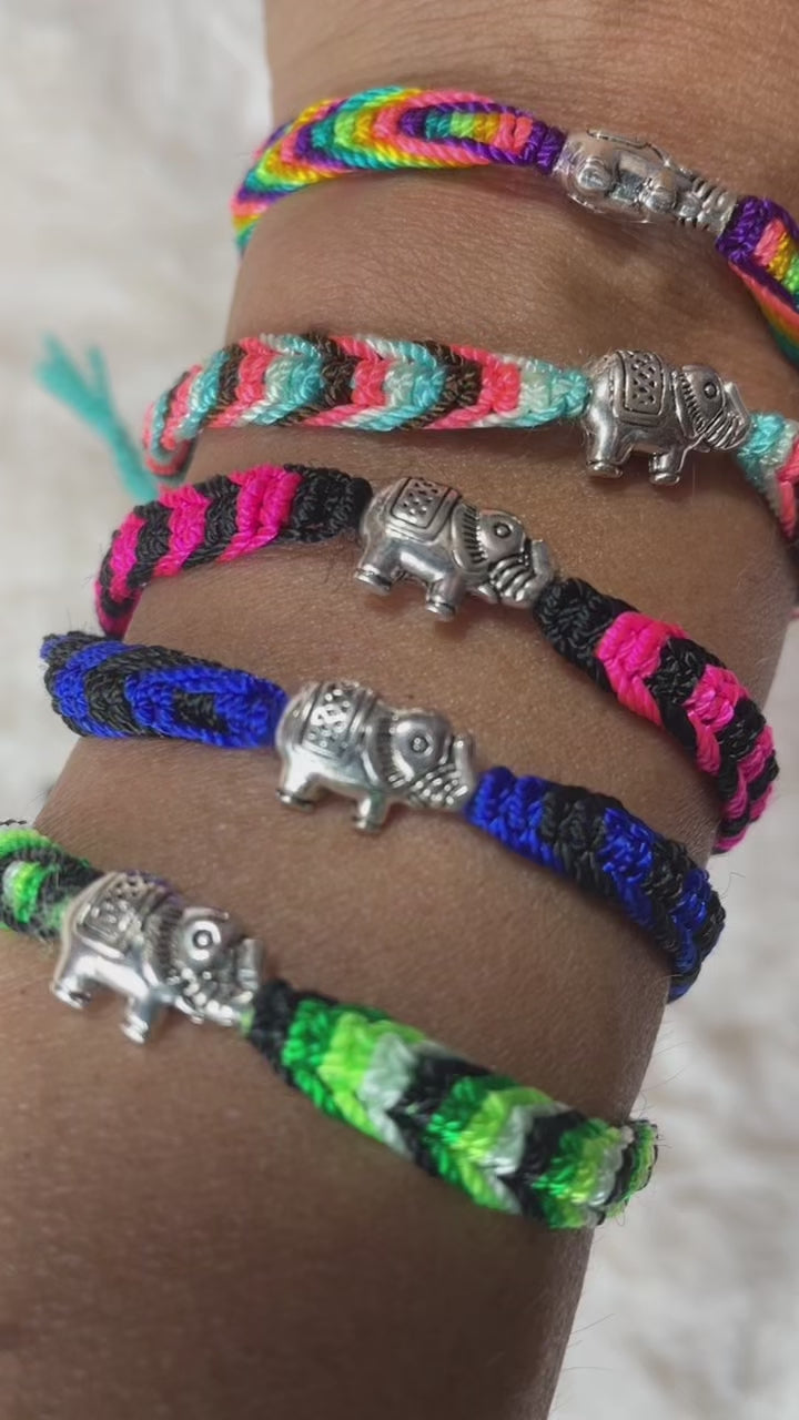 Elephant Adjustable Friendship Bracelet  for Men or Women