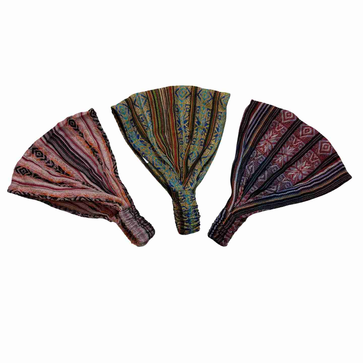 Boho Fall Headbands, 10 Artisan Bundles, Handmade Wide Hairbands, Autumn Accessories