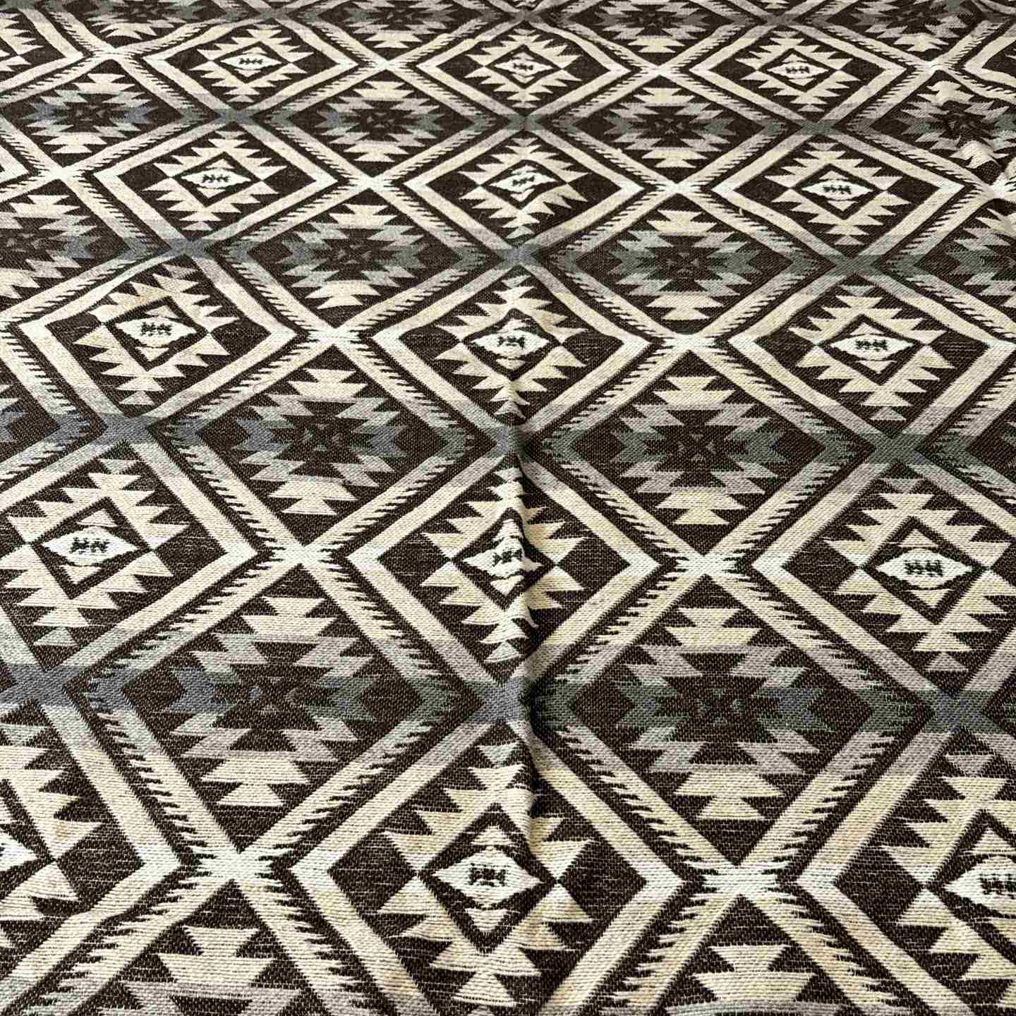 Black & White Sheep Wool Blanket | Ecuadorian Woven Throw