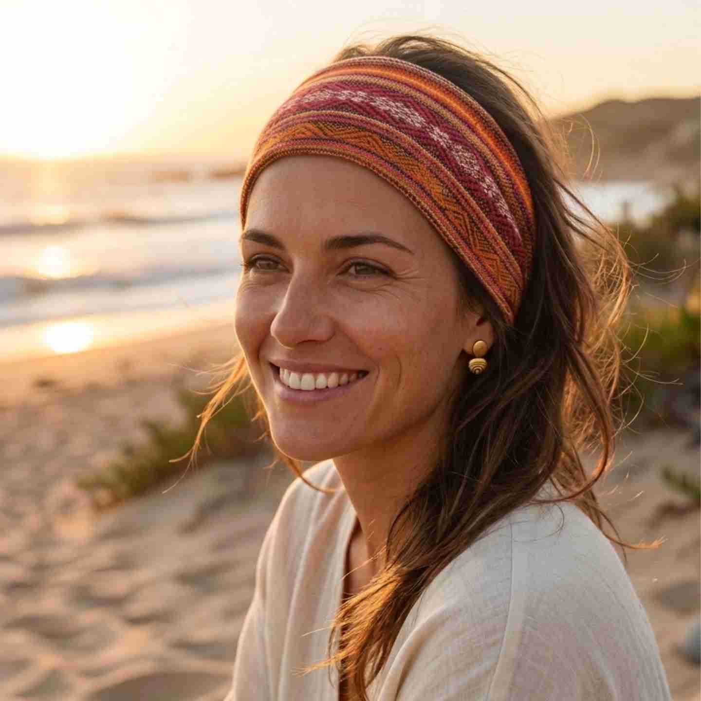 Wide Boho Yoga Headband | Flamingo Rouge