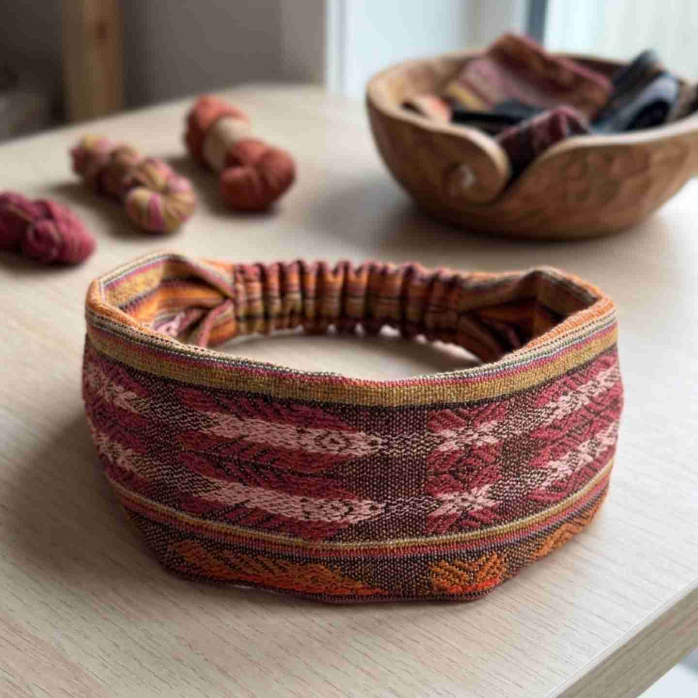 Wide Boho Yoga Headband | Flamingo Rouge