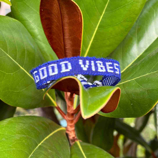 GOOD VIBES Affirmation Bracelet – Handmade Positive Energy Jewelry | Say It, Wear It, Believe It Collection