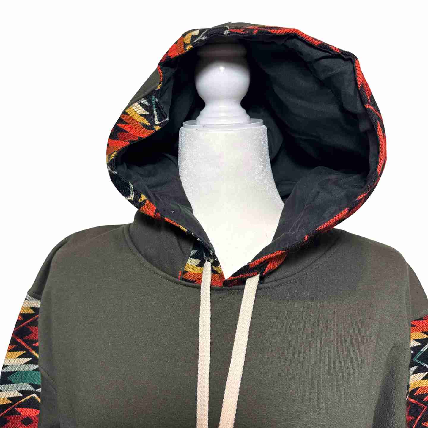 Handmade Hoodie Sweatshirt Jacket– Unisex, Size L
