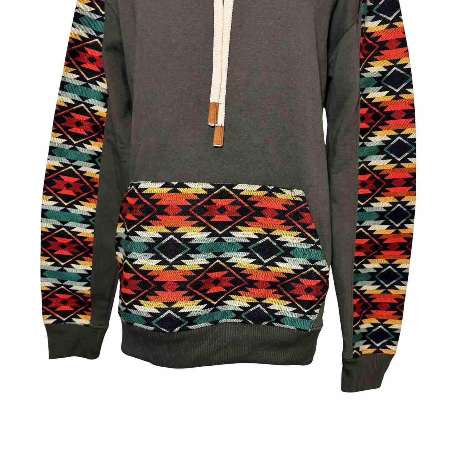 Handmade Hoodie Sweatshirt Jacket– Unisex, Size L