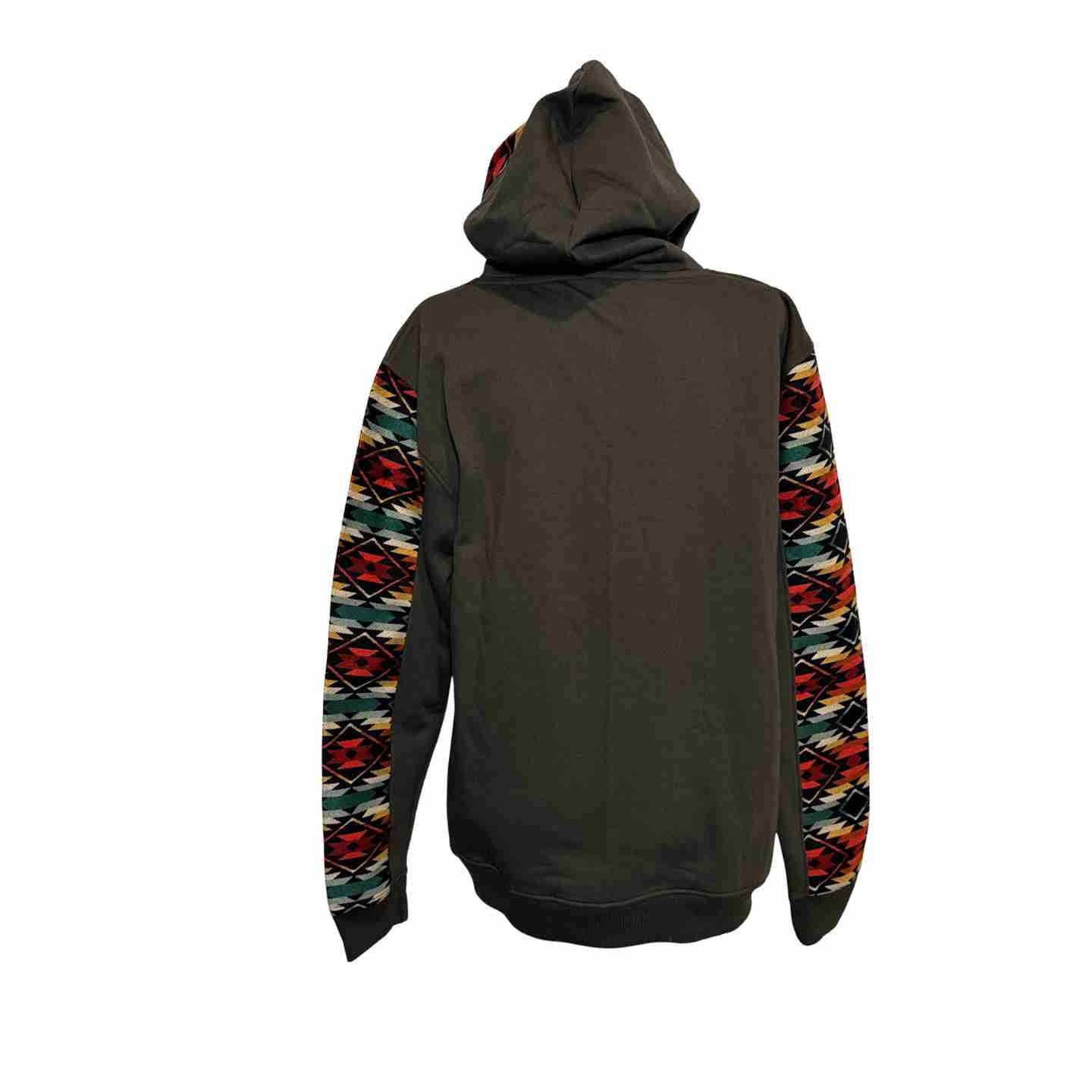 Handmade Hoodie Sweatshirt Jacket– Unisex, Size L