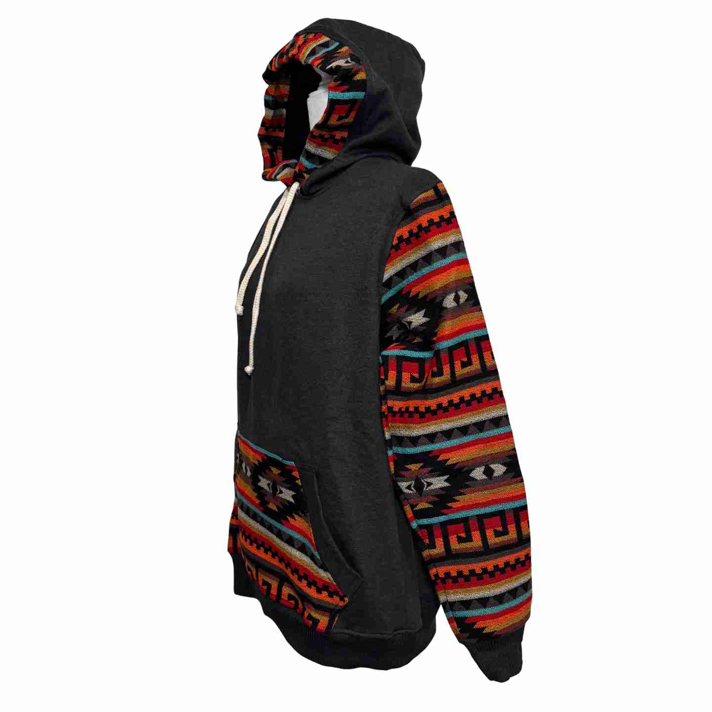 Handmade Hoodie Sweatshirt Jacket– Unisex, Size L